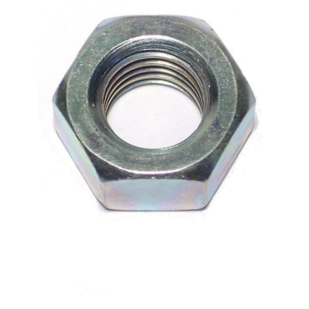 Midwest Fastener Hex Nut, 9/16"-12, Steel, Grade 2, Zinc Plated, 7 PK 60566